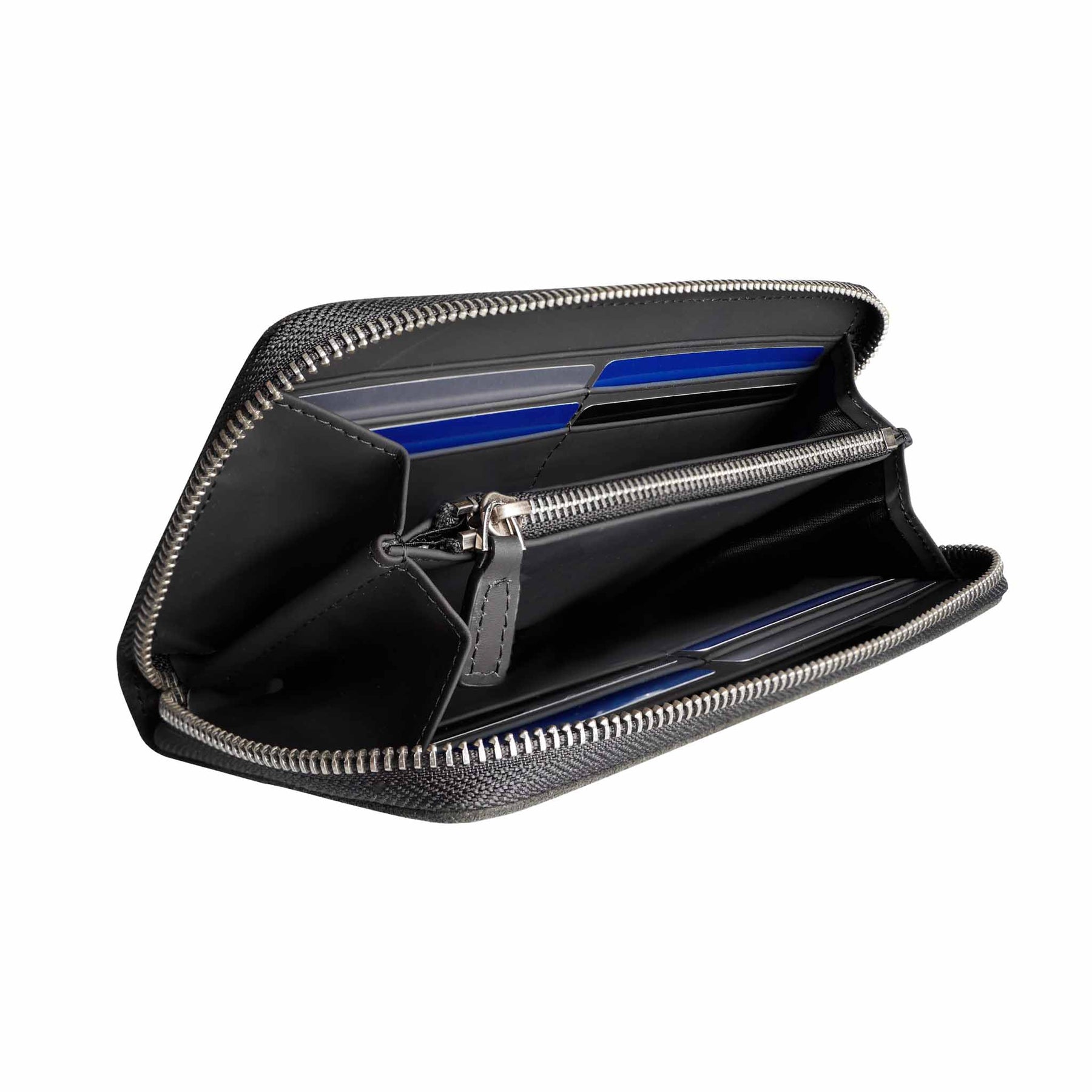 Alcantara Zipper Wallet